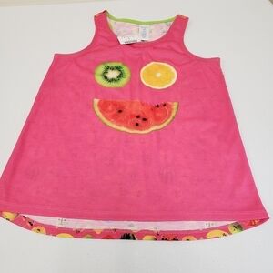Children's Place Fruit Tank Top Pajamas Shirt Size 10/12